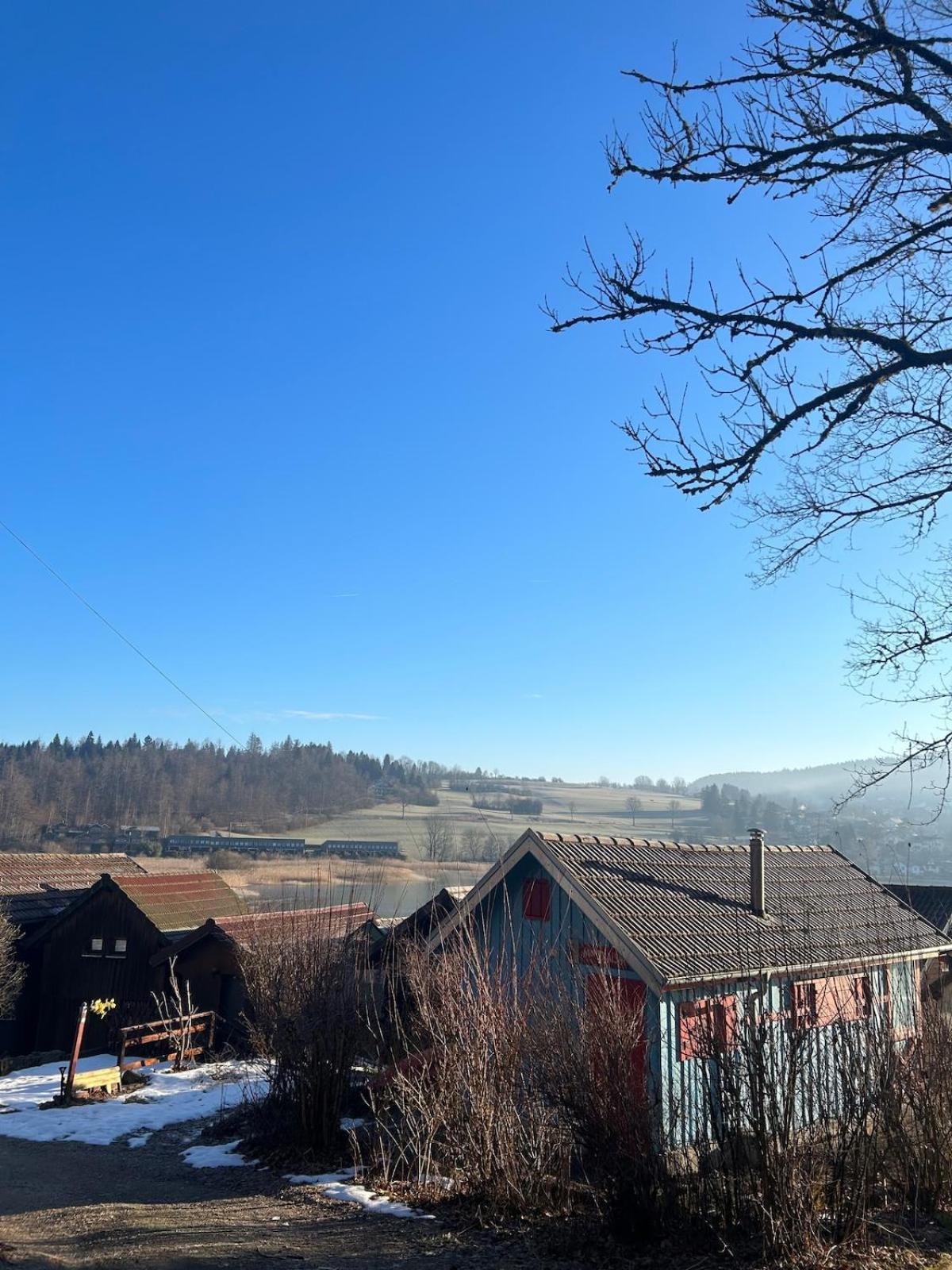 La Parenthese Vue Lac Les Grangettes Kültér fotó