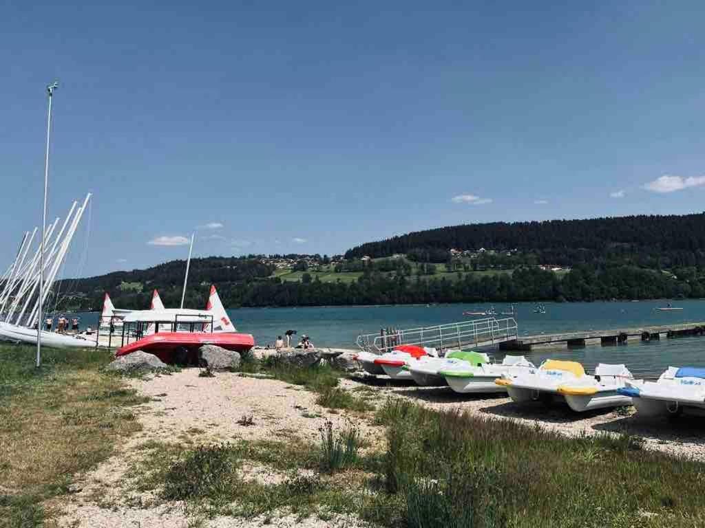 La Parenthese Vue Lac Les Grangettes Kültér fotó
