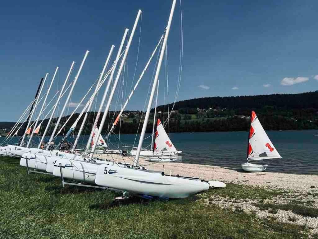 La Parenthese Vue Lac Les Grangettes Kültér fotó