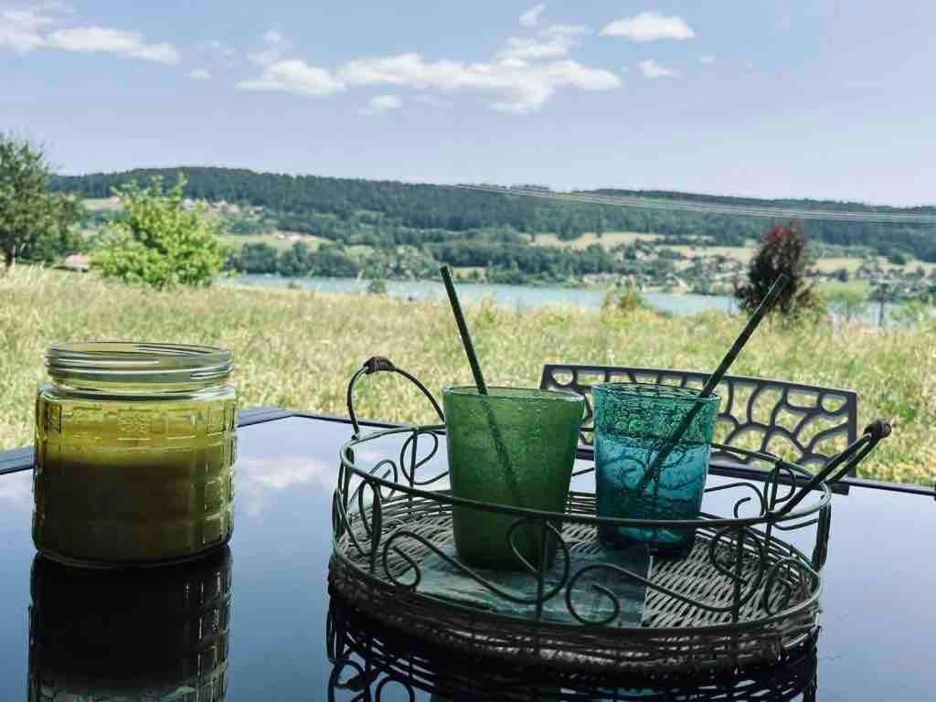 La Parenthese Vue Lac Les Grangettes Kültér fotó