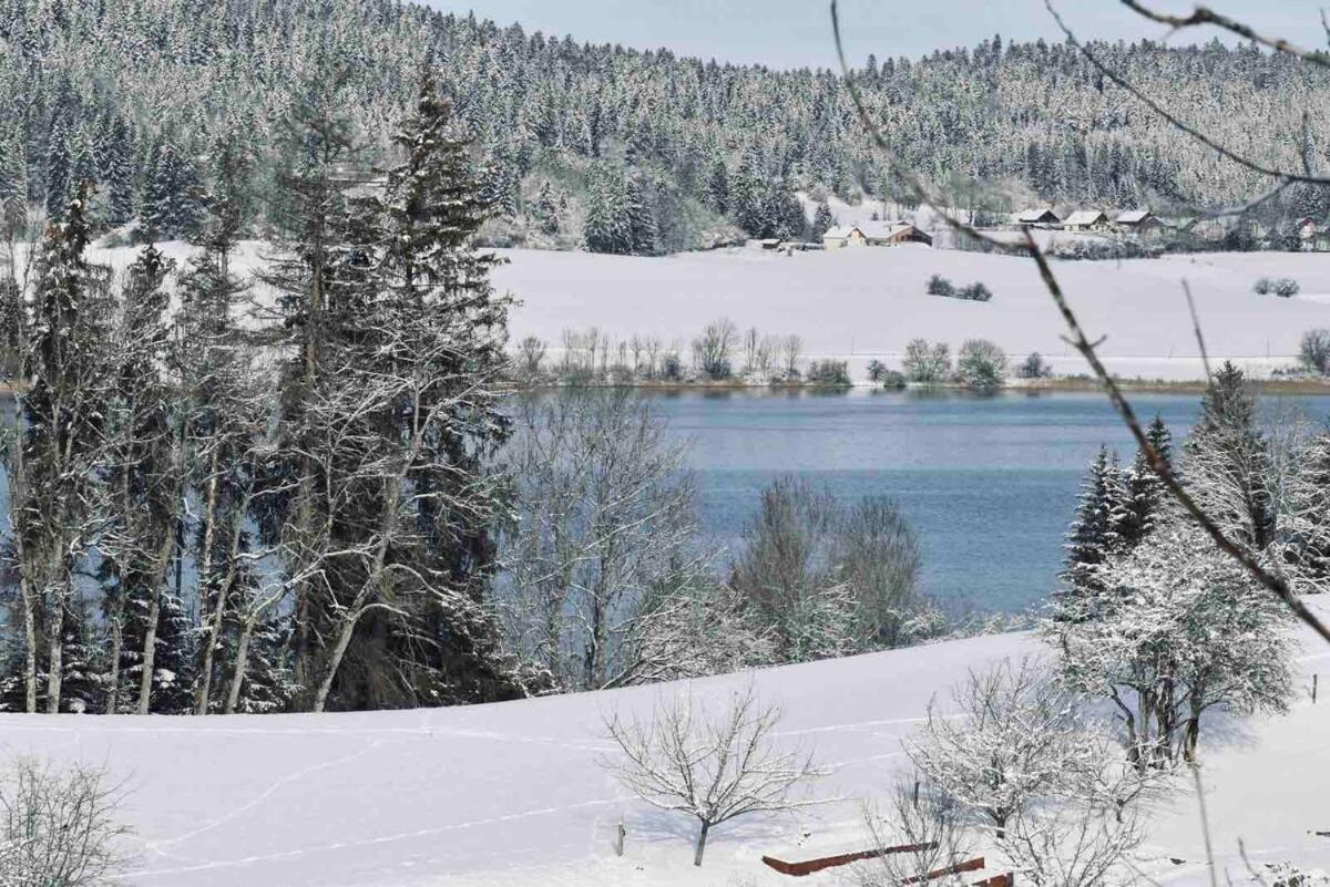 La Parenthese Vue Lac Les Grangettes Kültér fotó