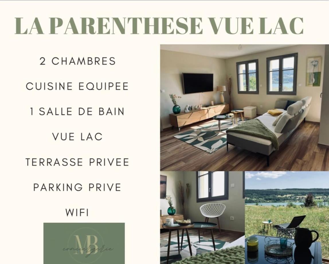 La Parenthese Vue Lac Les Grangettes Kültér fotó
